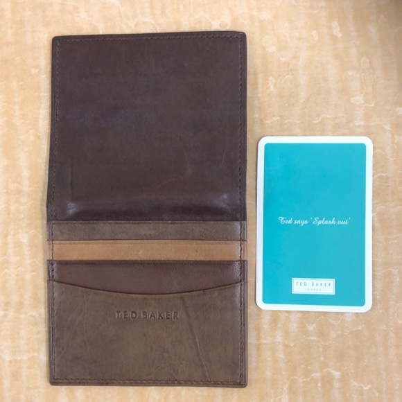 Ted Baker Leather Slim Bi-Fold Wallet - Picture 3 of 5